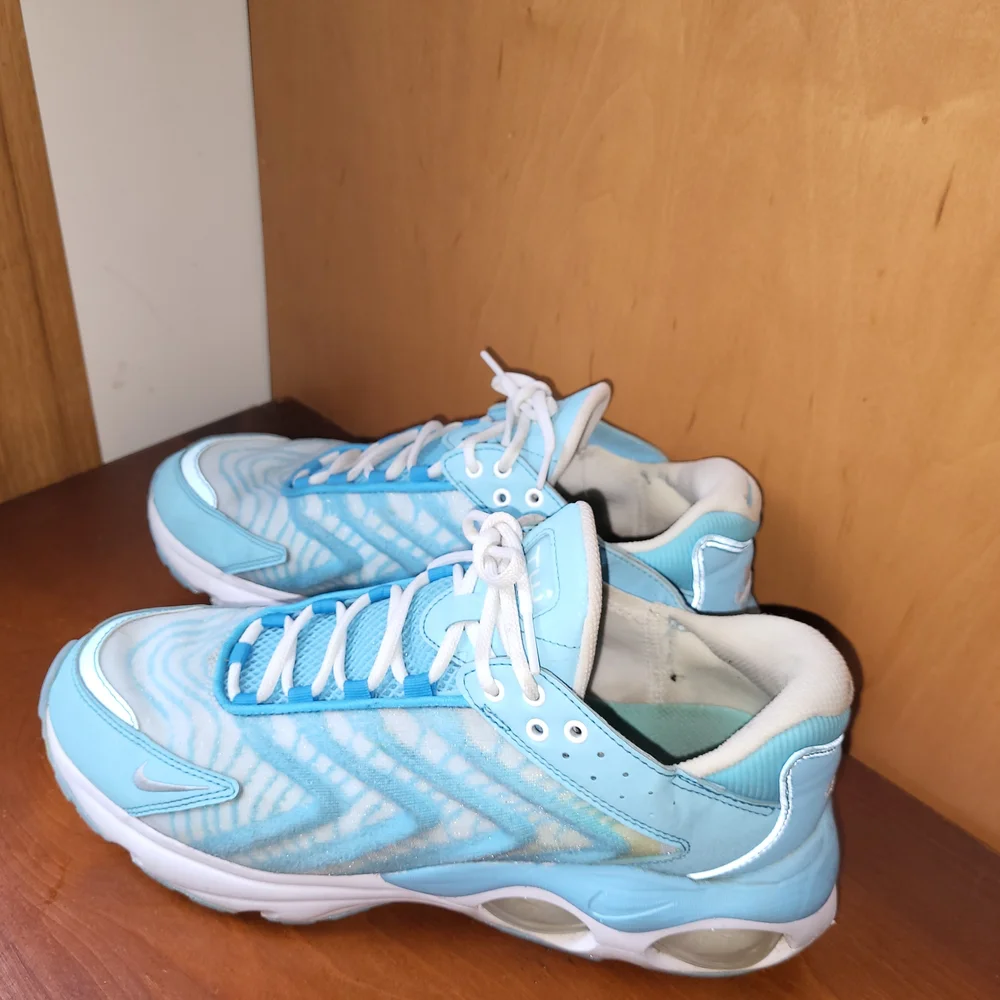 Nike Light Blue and White Sneakers